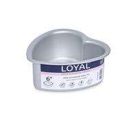 Loyal Elite Cake Pan Heart, Aluminium Heart Cake Tin, Anodised, Even Heat Distribution, Easy Release, Durable & Rust-Resistant, Cake Tin for Valentine’s Day & Celebration Cakes - 15 cm