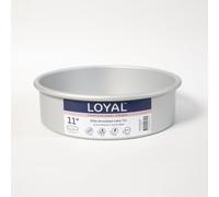 LOYAL Elite Round Cake Pan, Ø28 cm, Baking Tin, Optimal for Baking Biscuits and Cakes, Baking Pan with Even Heat Distribution - Ø28 cm