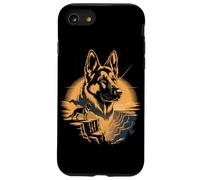 Loyal German Shepherd Standing On Canyon Cliff Case for iPhone SE (2020) / 7/8