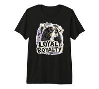 Loyal Royalty Cavalier King Charles Spaniel Dog Premium T-Shirt
