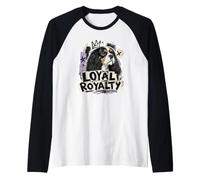Loyal Royalty Cavalier King Charles Spaniel Dog Raglan Baseball Tee
