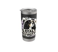 Loyal Royalty Cavalier King Charles Spaniel Dog Stainless Steel Insulated Tumbler