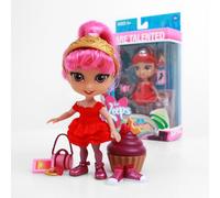 Loyal Subjects - For Keeps - Sophia Girl with Cupcake Keepsake Hot Pink 5" Actio