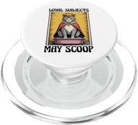 Loyal Subjects May Scoop Cat Lover Litter Box Funny Cat PopSockets PopGrip for MagSafe