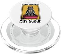Loyal Subjects May Scoop Cat Lover Litter Box Funny Cat PopSockets PopGrip for MagSafe