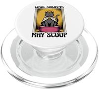 Loyal Subjects May Scoop Cat Lover Litter Box Funny Cat PopSockets PopGrip for MagSafe