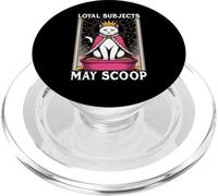 Loyal Subjects May Scoop Cute Cat Litter Box Funny Cat PopSockets PopGrip for MagSafe