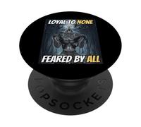 Loyal To None Feared By All Cool Funny Alpha Wolf Meme PopSockets Adhesive PopGrip