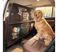 Loyala Dog Car Barriers for SUVs Trucks Cars Adjustable Dog Car Divider Pet Car Barrier for Back Seat Pet Barrier Universal-Fit Safety Travel Accessory 50" W x 56" W x 32" H