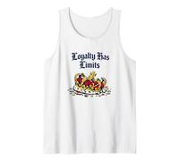 Loyalty Has Limits Fallen Crown Anti-Monarchy Statement Tank Top