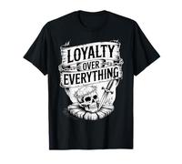 Loyalty Over Everything Skull and Dagger T-Shirt
