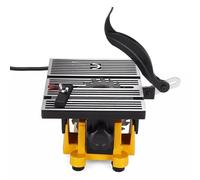 LoyaltyClivia 4" Mini Table Saw, Portable Circular Saw Cutting, Wood Cutter Woodworking Bench Tool, DIY Wood Glass Cutter Adjustable Cut Depth, with Protective Cover, 7.48 * 5.59 * 4.57in