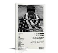 LOYANUKE A$AP Rocky- Long Live A$AP Poster Room Decoration Painting Interior Aesthetics Canvas Oil Painting Star Movie Music Album Poster