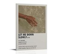 LOYANUKE Alec Benjamin-Let Me Down Slowly Poster Room Decoration Painting Interior Aesthetics Canvas Oil Painting Star Movie Music Album Poster