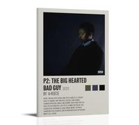 LOYANUKE AREECE P2 THE BIG HEARTED BAD GUY Poster Room Decoration Painting Interior Aesthetics Canvas Oil Painting Star Movie Music Album Poster