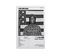 LOYANUKE ASAP Rocky-Live Love Asap Poster Room Decoration Painting Interior Aesthetics Canvas Oil Painting Star Movie Music Album Poster