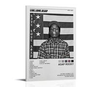 LOYANUKE ASAP Rocky-Live Love Asap Poster Room Decoration Painting Interior Aesthetics Canvas Oil Painting Star Movie Music Album Poster
