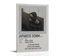 LOYANUKE Daniel Caesar Japanese Denim Poster Room Decoration Painting Interior Aesthetics Canvas Oil Painting Star Movie Music Album Poster