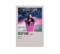 LOYANUKE Deep End by Hey Violet Poster Room Decoration Painting Interior Aesthetics Canvas Oil Painting Star Movie Music Album Poster