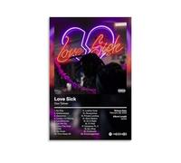 LOYANUKE Don Toliver Love Sick Poster Room Decoration Painting Interior Aesthetics Canvas Oil Painting Star Movie Music Album Poster