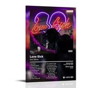 LOYANUKE Don Toliver Love Sick Poster Room Decoration Painting Interior Aesthetics Canvas Oil Painting Star Movie Music Album Poster