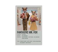 LOYANUKE Fantastic Mr Fox Poster Room Decoration Painting Interior Aesthetics Canvas Oil Painting Star Movie Music Album Poster