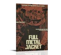LOYANUKE Full Metal Jacket Poster Room Decoration Painting Interior Aesthetics Canvas Oil Painting Star Movie Music Album Poster