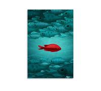 LOYANUKE Healing-themed You Hanging Scroll Against The Current Poster Room Decoration Painting Interior Aesthetics Canvas Oil Painting Star Movie Music Album Poster