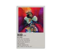 LOYANUKE J Cole -KOD Poster Room Decoration Painting Interior Aesthetics Canvas Oil Painting Star Movie Music Album Poster