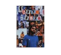 LOYANUKE J Cole Poster Room Decoration Painting Interior Aesthetics Canvas Oil Painting Star Movie Music Album Poster