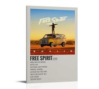 LOYANUKE Khalid-Free Spirit Poster Room Decoration Painting Interior Aesthetics Canvas Oil Painting Star Movie Music Album Poster