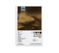 LOYANUKE Milo J La Vida Era Más Corta Poster Room Decoration Painting Interior Aesthetics Canvas Oil Painting Star Movie Music Album Poster