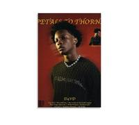 LOYANUKE Petals to Thorns - D4VD Poster Room Decoration Painting Interior Aesthetics Canvas Oil Painting Star Movie Music Album Poster