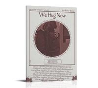 LOYANUKE Sydney Rose We Hug Now Poster Room Decoration Painting Interior Aesthetics Canvas Oil Painting Star Movie Music Album Poster