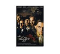 LOYANUKE The Man in The Iron Mask Poster Room Decoration Painting Interior Aesthetics Canvas Oil Painting Star Movie Music Album Poster