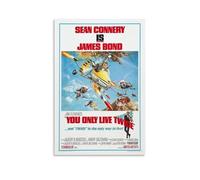 LOYANUKE You Only Live Twice Poster Room Decoration Painting Interior Aesthetics Canvas Oil Painting Star Movie Music Album Poster