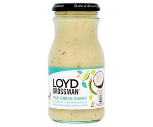 Loyd Grossman Green Thai Curry Sauce (350g) - Pack of 6