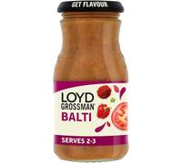 Loyd Grossman Indian Balti Curry Sauce, Medium Spice, 350 g (6-Pack)