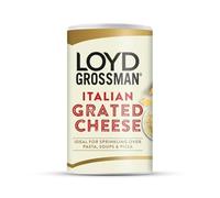Loyd Grossman Italian Grated Cheese 80g - 2-Pack Cheese Sprinkler Bundle