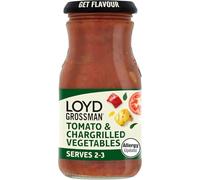 Loyd Grossman Italian Tomato & Chargrilled Vegetables Sauce, 350 g (1-Pack)