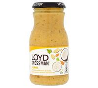 Loyd Grossman Korma Cooking Sauce, 350 g Jar (Pack of 6)