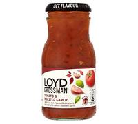 Loyd Grossman Pasta Sauce - Tomato & Roasted Garlic (350g) - Pack of 6