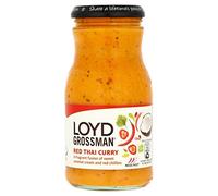 Loyd Grossman Red Thai Curry Sauce (350g) - Pack of 6