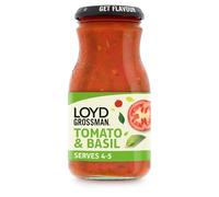 Loyd Grossman Tomato & Basil Pasta Sauce - Classic Italian-Inspired Sauce With Rich Tomato & Fresh Basil For Pasta Meals, 660 g (Pack of 6)