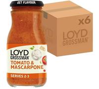 Loyd Grossman Tomato & Mascarpone Pasta Sauce, 350 g (6-Pack)