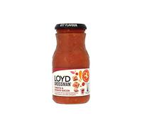 Loyd Grossman Tomato & Smoked Bacon Cooking Pasta Sauce 6X 350g Jars