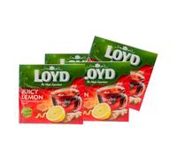 Loyd The Magic Experience Juicy Lemon Tea Bags 40G Flavoured Herbal Infusion With Lemon, Ginger And Honey Taste Product Of Poland Pack Of 4