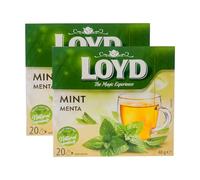 Loyd The Magic Experience Mint Tea Bags 40G Herbal Infusion In Tea Bags, Natural Ingredients Product Of Poland Pack Of 2