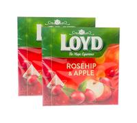Loyd The Magic Experience Rosehip And Apple Tea Bags 40G Flavoured Fruit Infusion With 20 Tea Bags Product Of Poland Pack Of 2