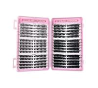 Loyimioo Faux Mink Lashes Cluster Lash Extensions Soft Band Natural Look Reusable 30D-100D Mixed Density for Beginners, Daily/Party A02
